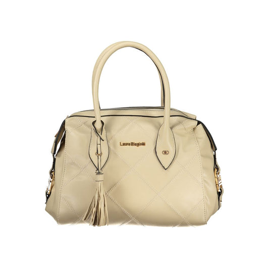 Laura Biagiotti Beige PVC Women Handbag - YSONA