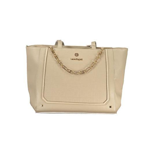 Laura Biagiotti Beige PVC Women Handbag - YSONA