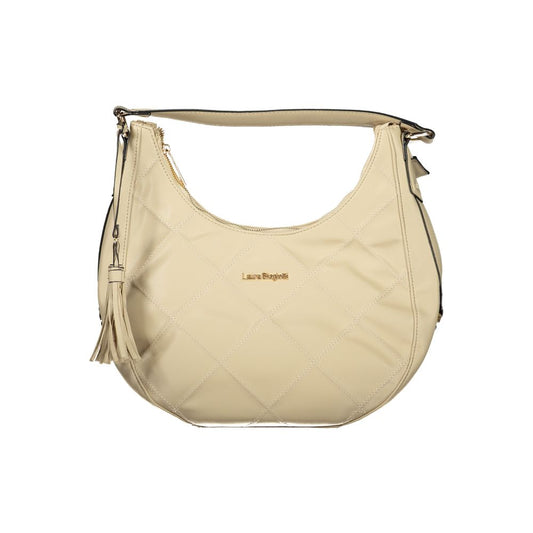 Laura Biagiotti Beige PVC Women's Handbag - YSONA