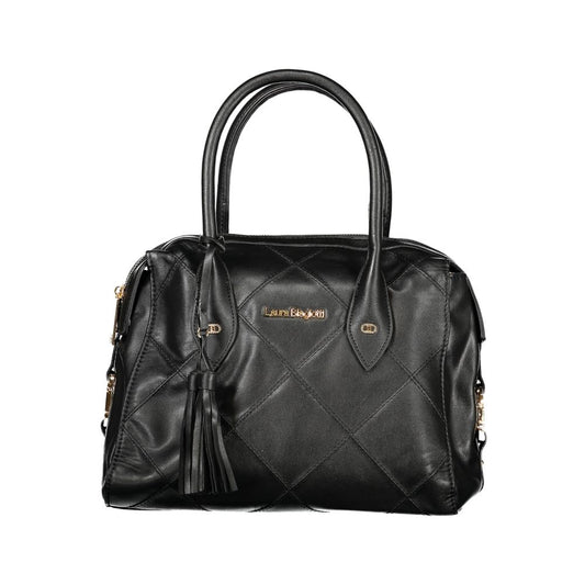 Laura Biagiotti Black PVC Women Handbag - YSONA