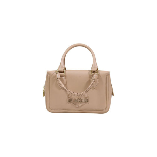 Love Moschino Beige Polyethylene Handbag - YSONA