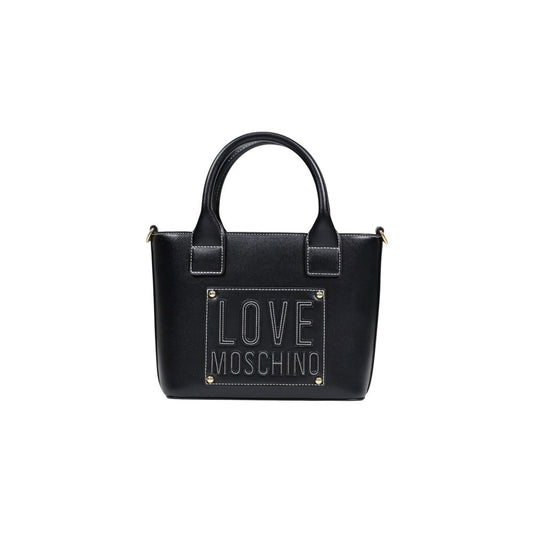 Love Moschino Black Polyethylene Handbag - YSONA