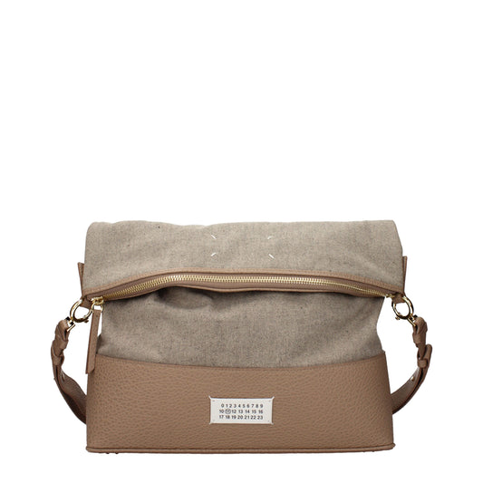 Maison Margiela Beige Fabric Shoulder Bag - YSONA