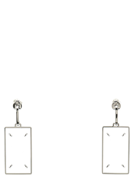 Maison Margiela Silver Brass Earrings - YSONA