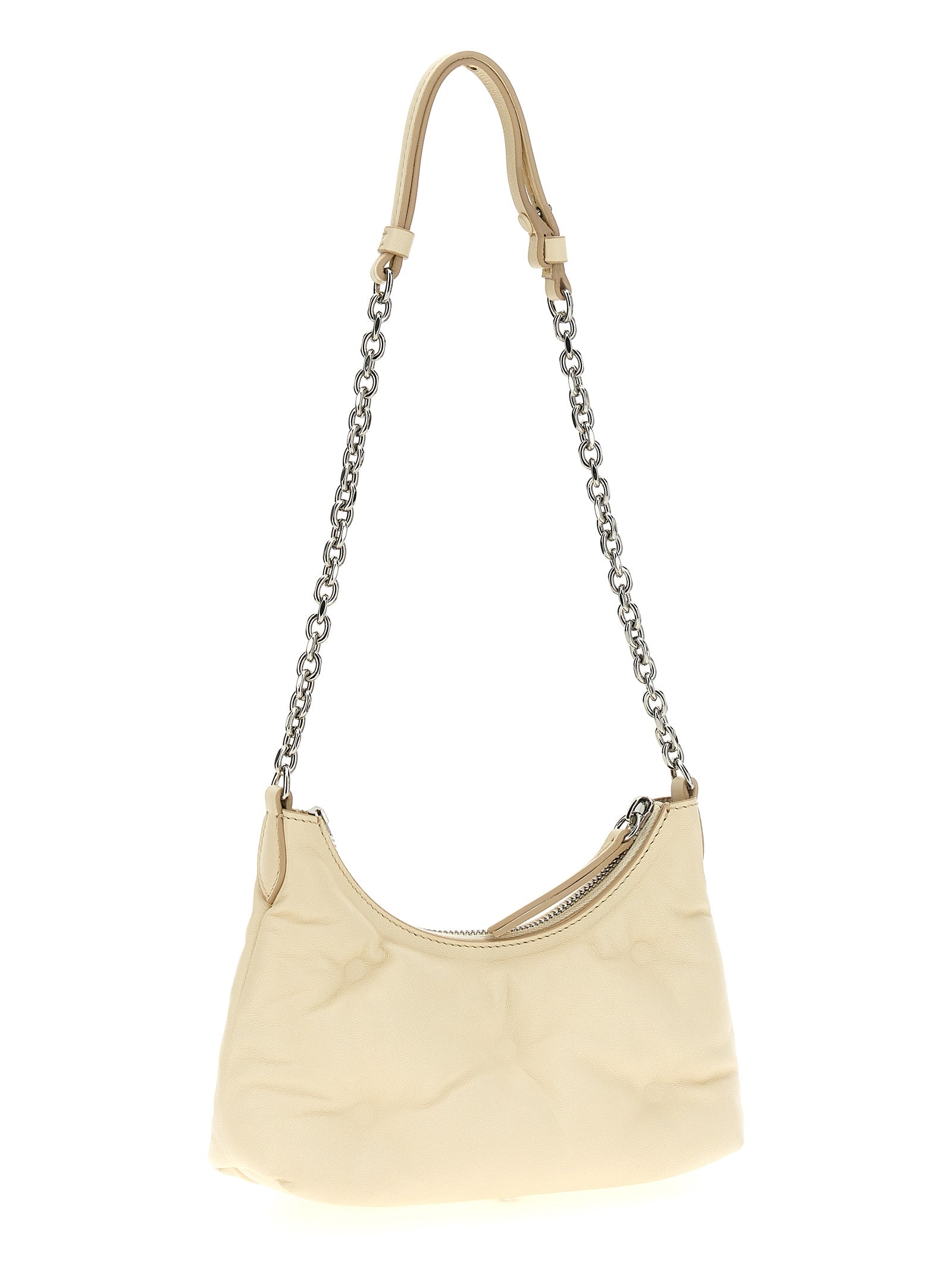 Maison Margiela White Lamb Leather Shoulder Bag - view 2