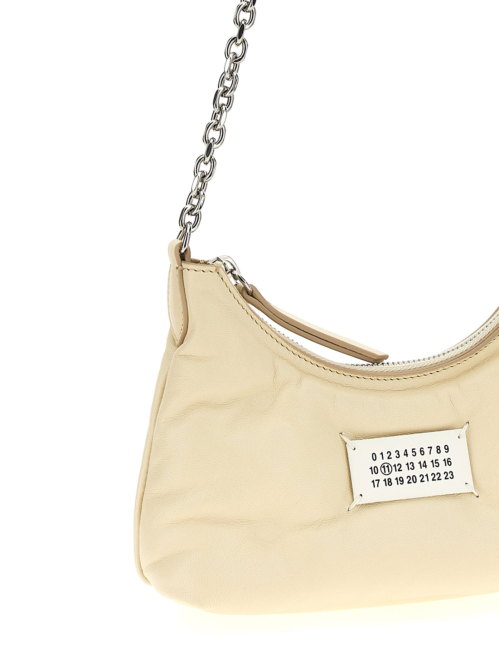 Maison Margiela White Lamb Leather Shoulder Bag - view 3