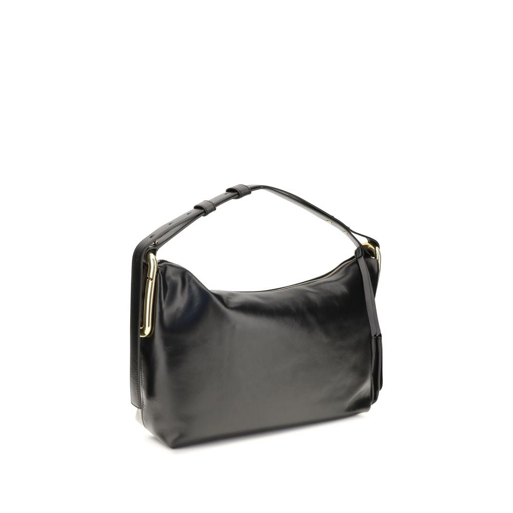 Marc Jacobs Black Calf Leather Bos Taurus Shoulder Bag - view 3