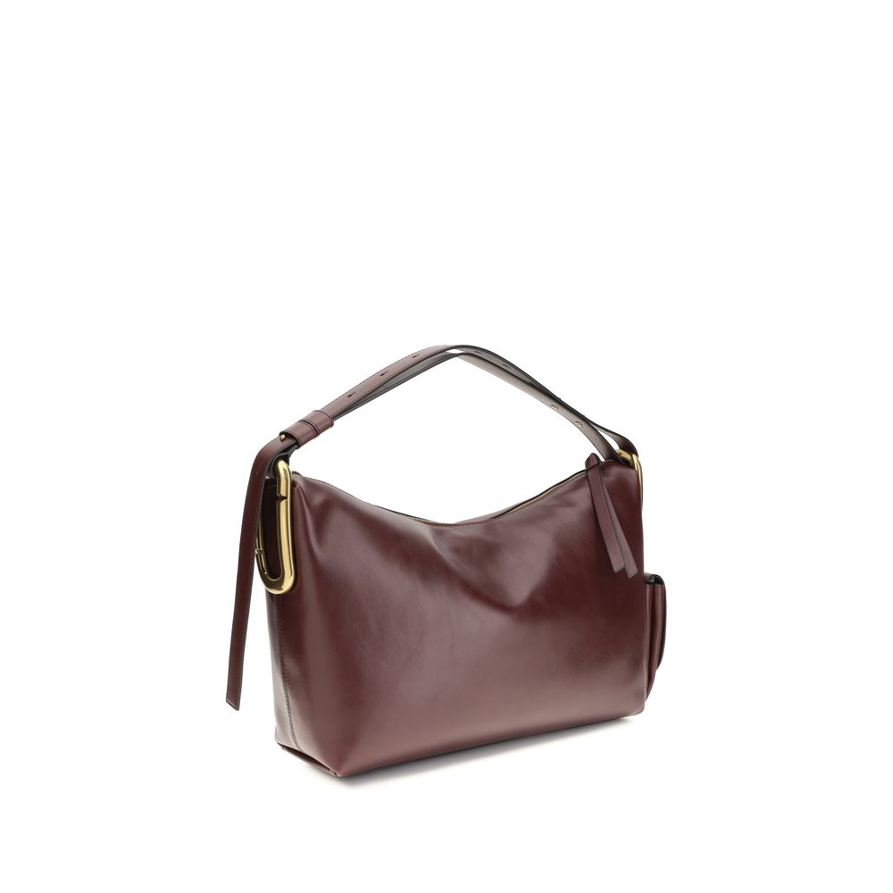 Marc Jacobs Bordeaux Calf Leather Bos Taurus Shoulder Bag - view 3