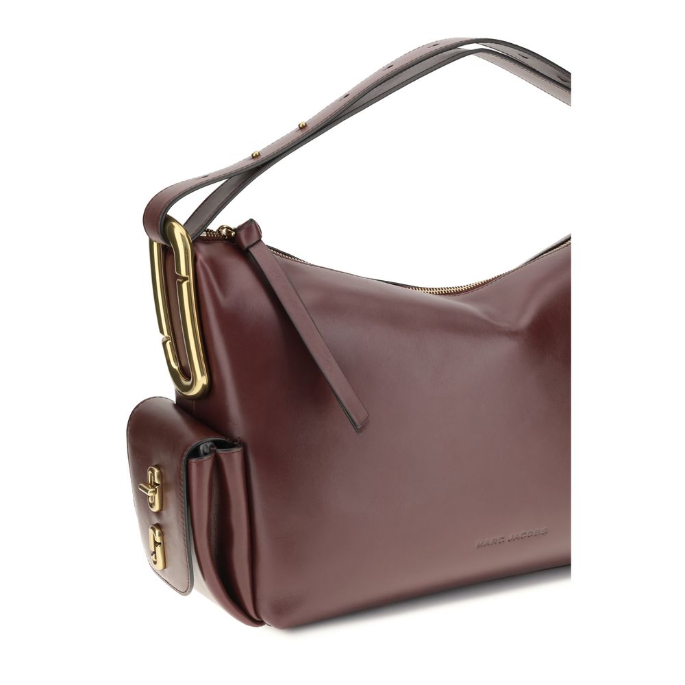 Marc Jacobs Bordeaux Calf Leather Bos Taurus Shoulder Bag - view 4
