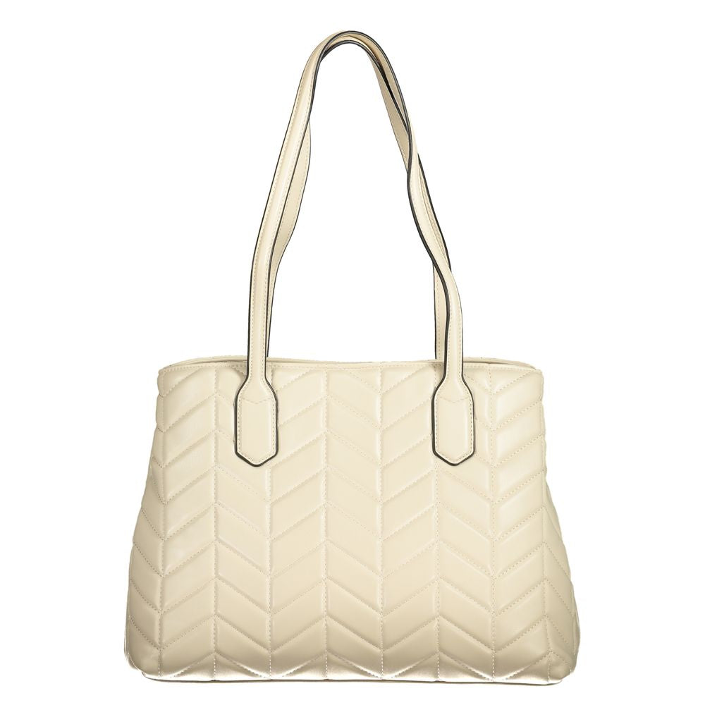 Mario Valentino Beige Polyurethane Women's Bag - view 2