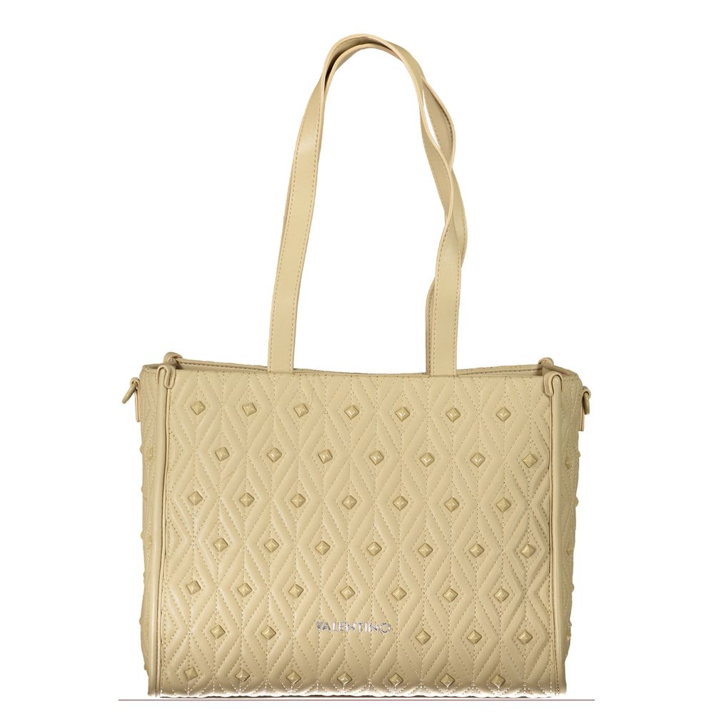 Mario Valentino Beige Polyurethane Women's Bag - YSONA