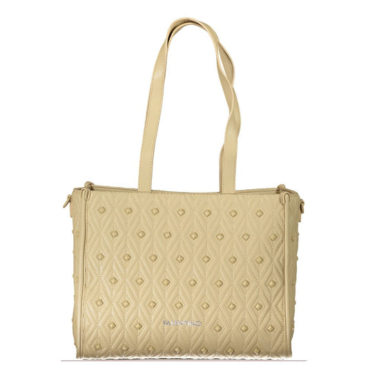 Mario Valentino Beige Polyurethane Women's Bag - YSONA