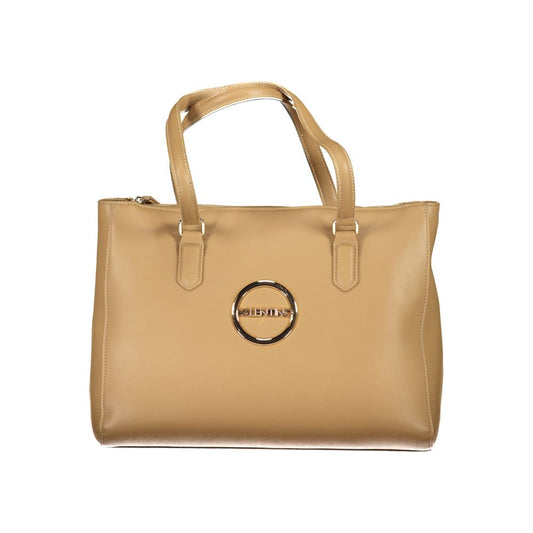 Mario Valentino Beige Polyurethane Women's Bag - YSONA