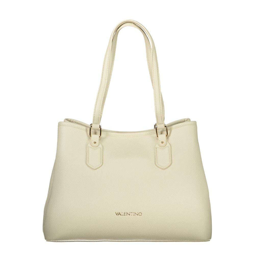Mario Valentino Beige Polyurethane Women's Bag - YSONA