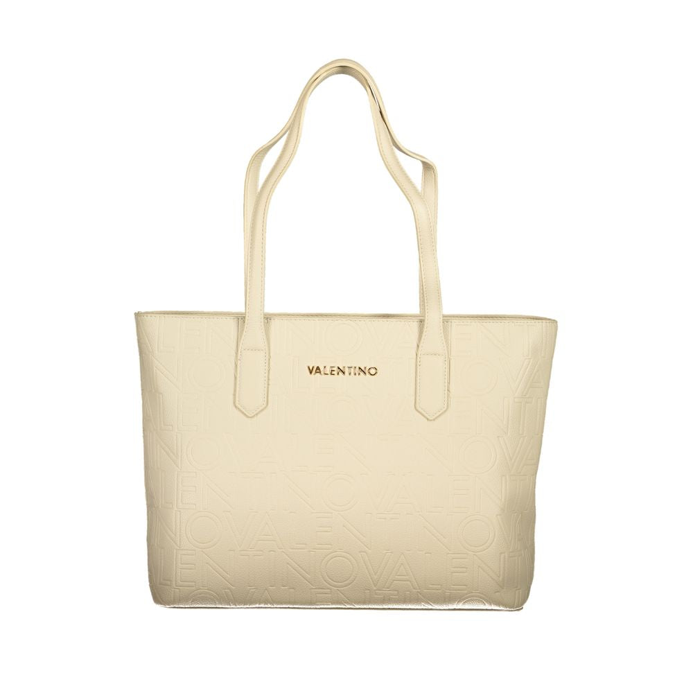 Mario Valentino Beige Polyurethane Women's Bag - YSONA