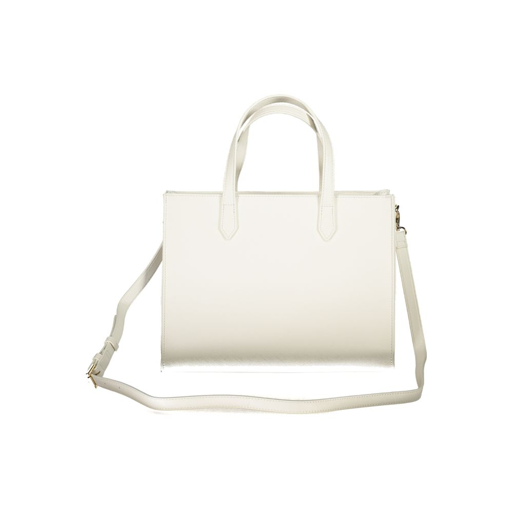 Mario Valentino Bianco Polyurethane Women Bag - view 2