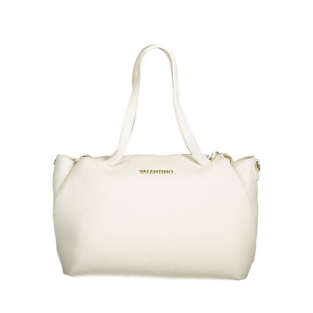 Mario Valentino Bianco Polyurethane Women's Bag with Handles and Internal Pocket - YSONA