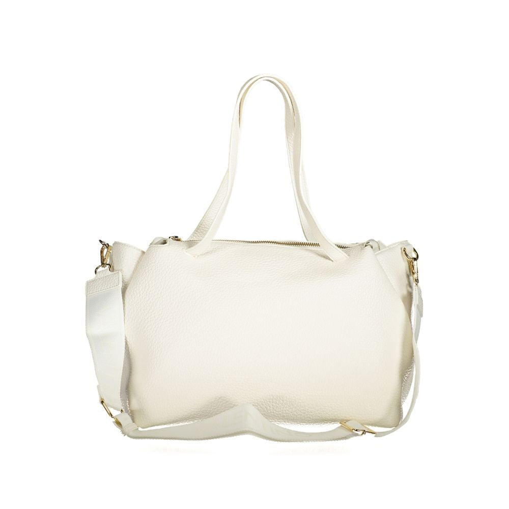 Mario Valentino Bianco Polyurethane Women's Bag with Handles and Internal Pocket - view 2