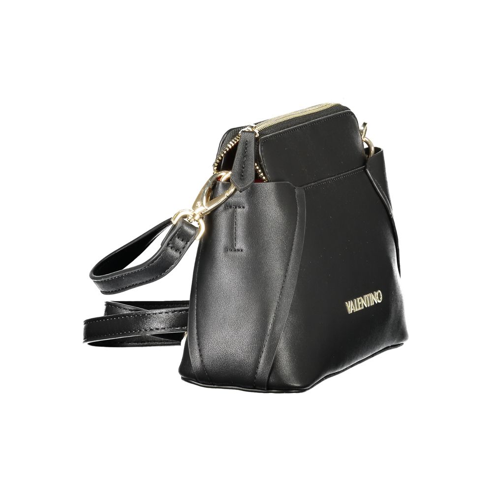 Mario Valentino Black Polyurethane Shoulder Bag - view 3