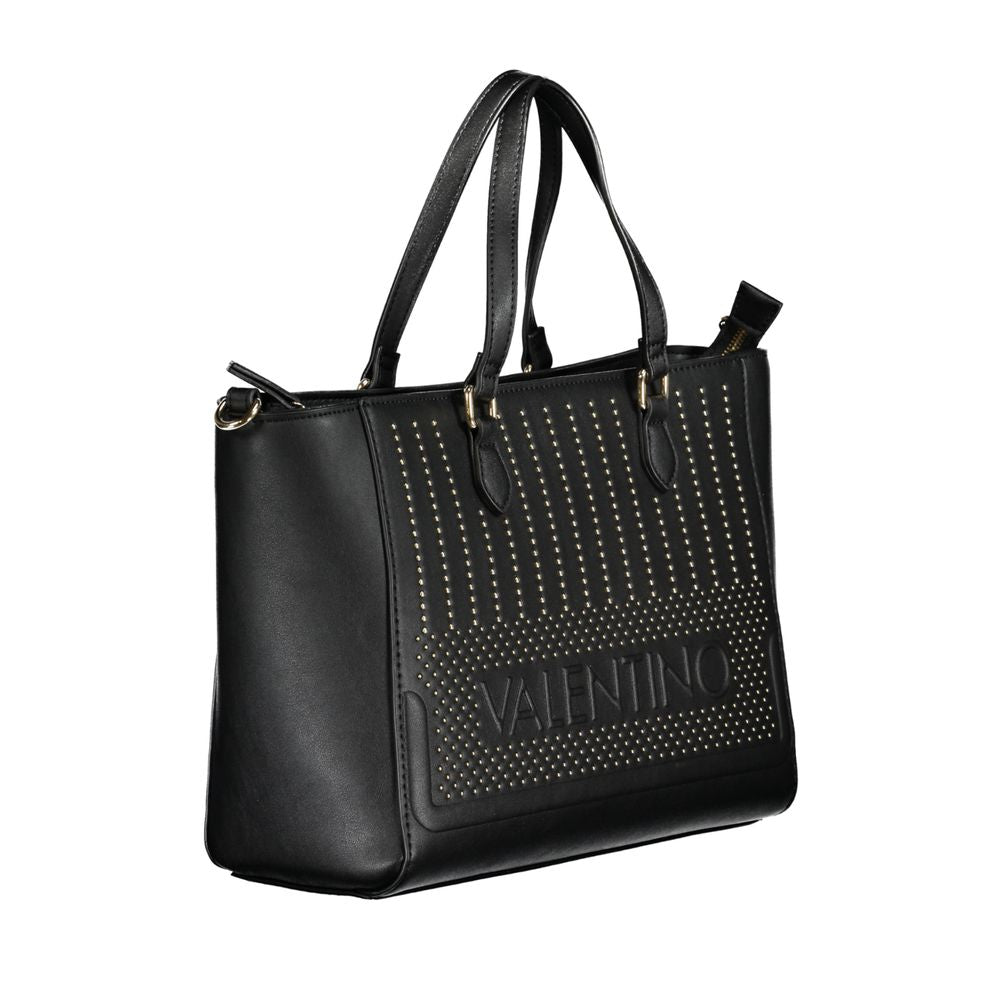 Mario Valentino Black Polyurethane Women Handbag - view 3