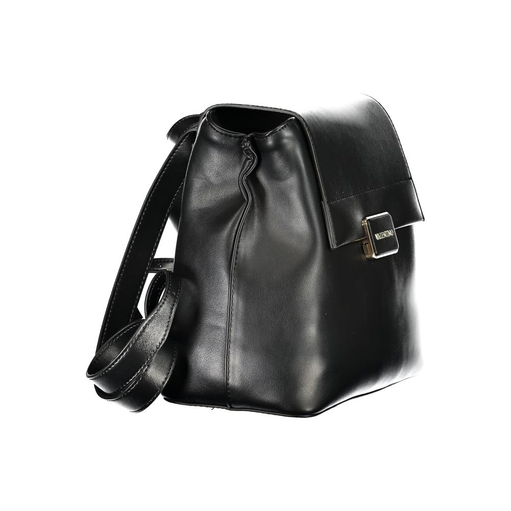 Mario Valentino Black Polyurethane Women's Backpack - view 3