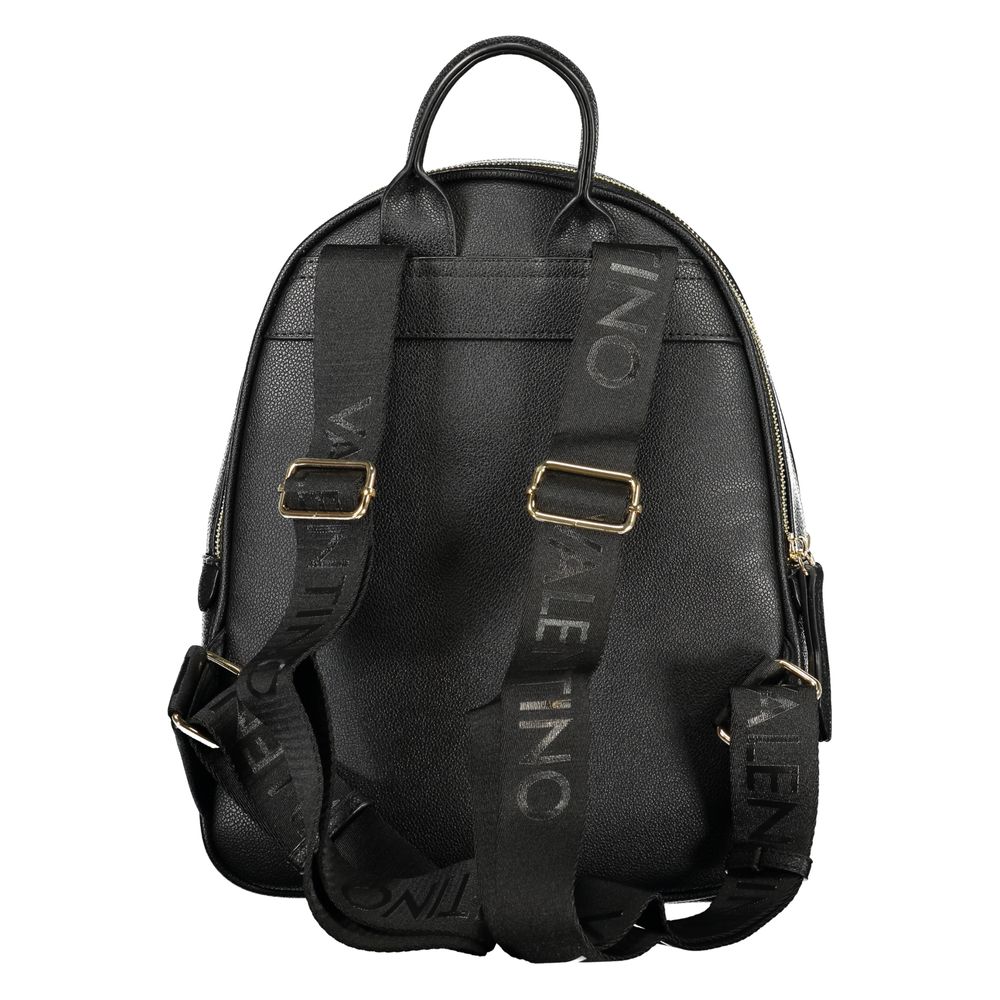 Mario Valentino Black Polyurethane Women's Backpack - view 2