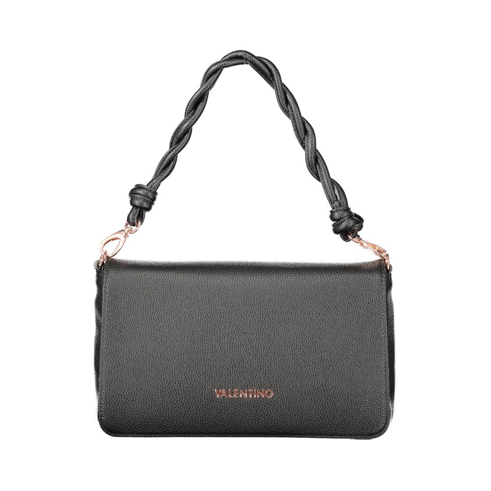 Mario Valentino Black Polyurethane Women's Bag - YSONA