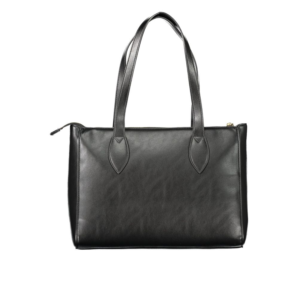 Mario Valentino Black Polyurethane Women's Bag - view 2