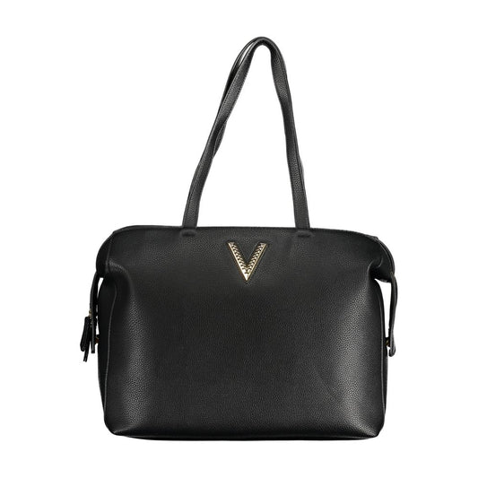 Mario Valentino Black Polyurethane Women's Bag - YSONA