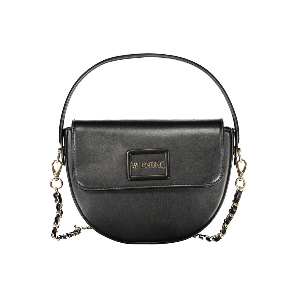 Mario Valentino Black Polyurethane Women's Bag - YSONA