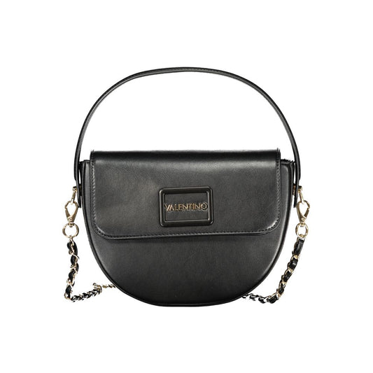 Mario Valentino Black Polyurethane Women's Bag - YSONA