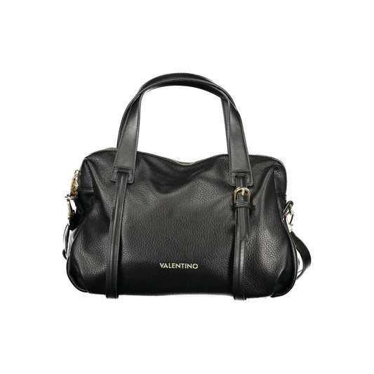 Mario Valentino Black Polyurethane Women's Bag - YSONA