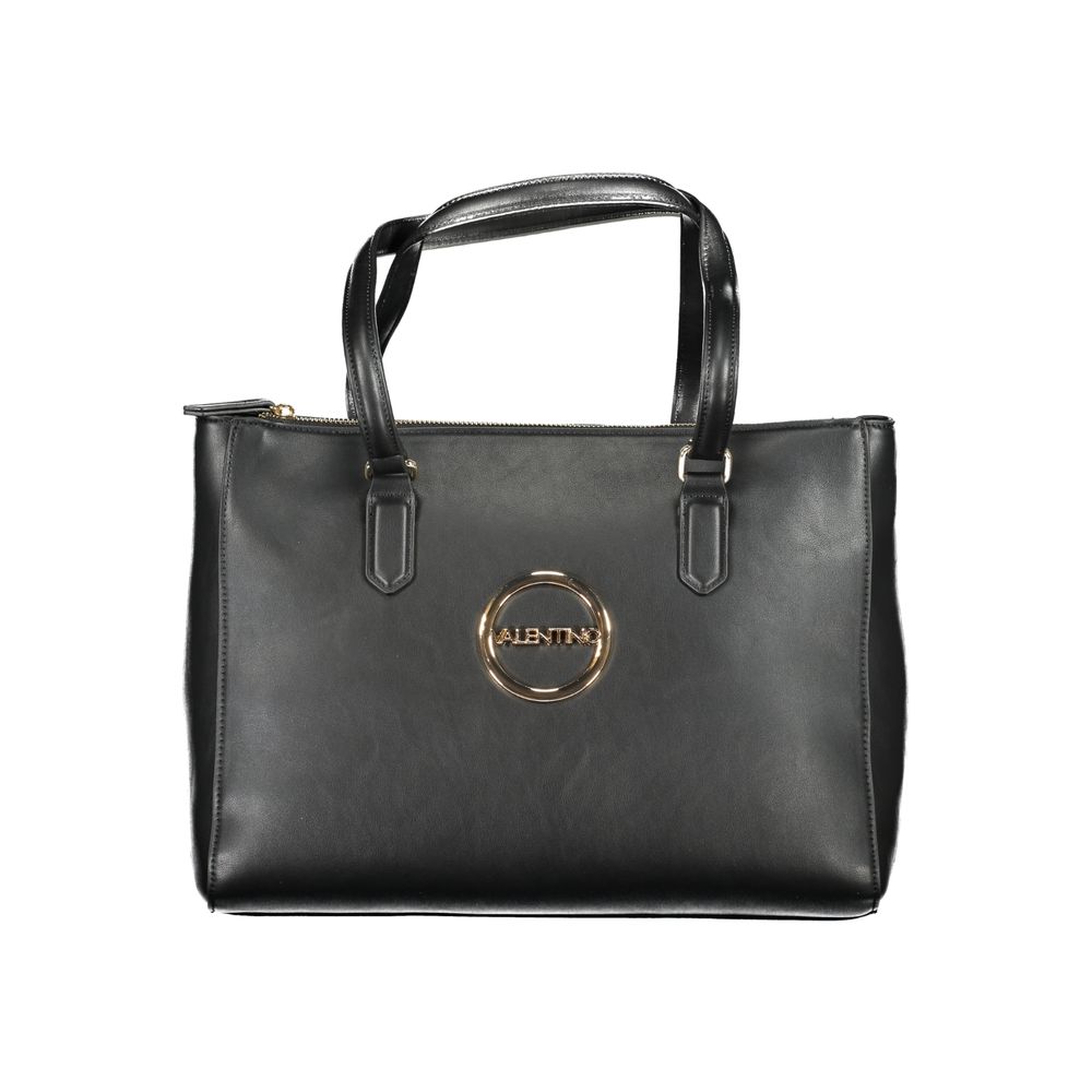 Mario Valentino Black Polyurethane Women's Bag - YSONA