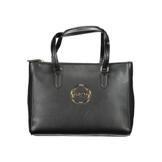 Mario Valentino Black Polyurethane Women's Bag - YSONA
