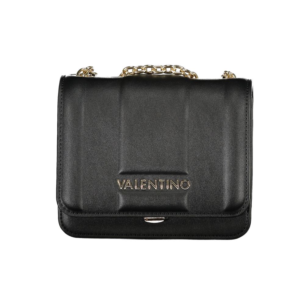 Mario Valentino Black Polyurethane Women's Bag - YSONA