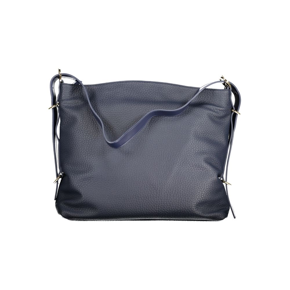 Mario Valentino Blue Poliuretano Women's Bag with Shoulder Handle - view 2