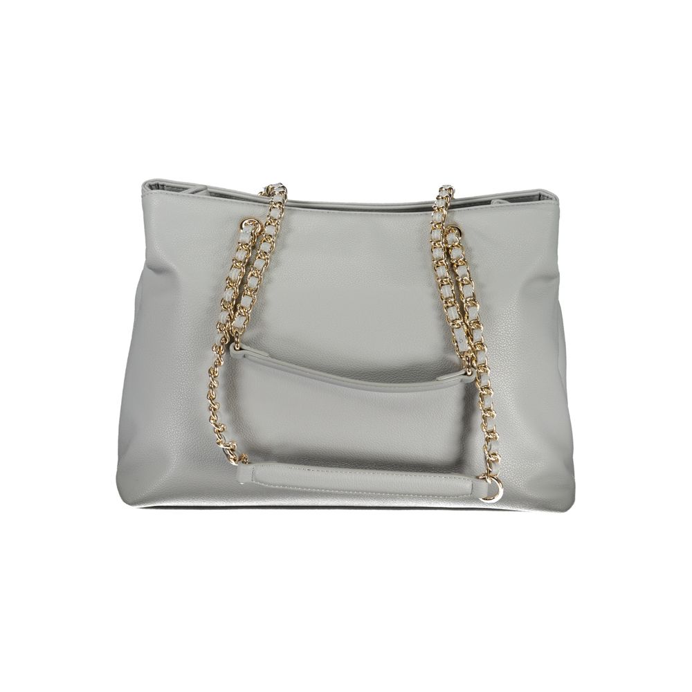 Mario Valentino Gray Polyurethane Women Bag - view 2