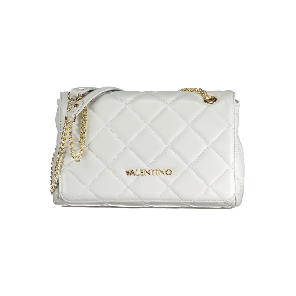 Mario Valentino Gray Polyurethane Women's Bag With Chain Shoulder Handle - YSONA