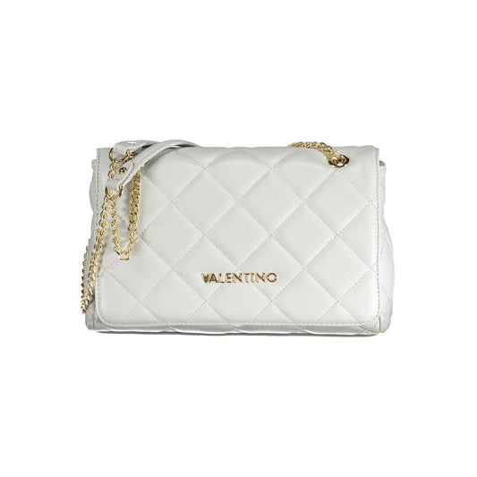 Mario Valentino Gray Polyurethane Women's Bag With Chain Shoulder Handle - YSONA