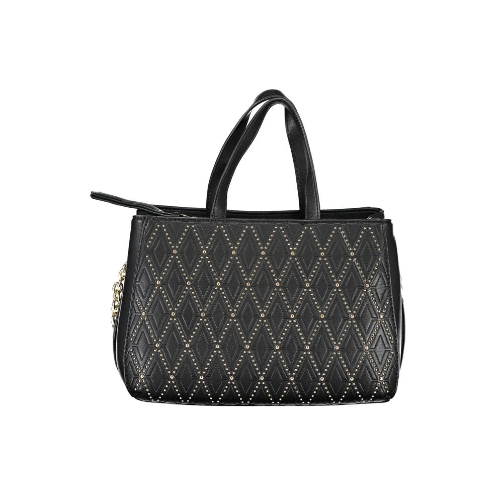 Mario Valentino Nero Poliuretano Donna Bag with Adjustable and Removable Strap - YSONA