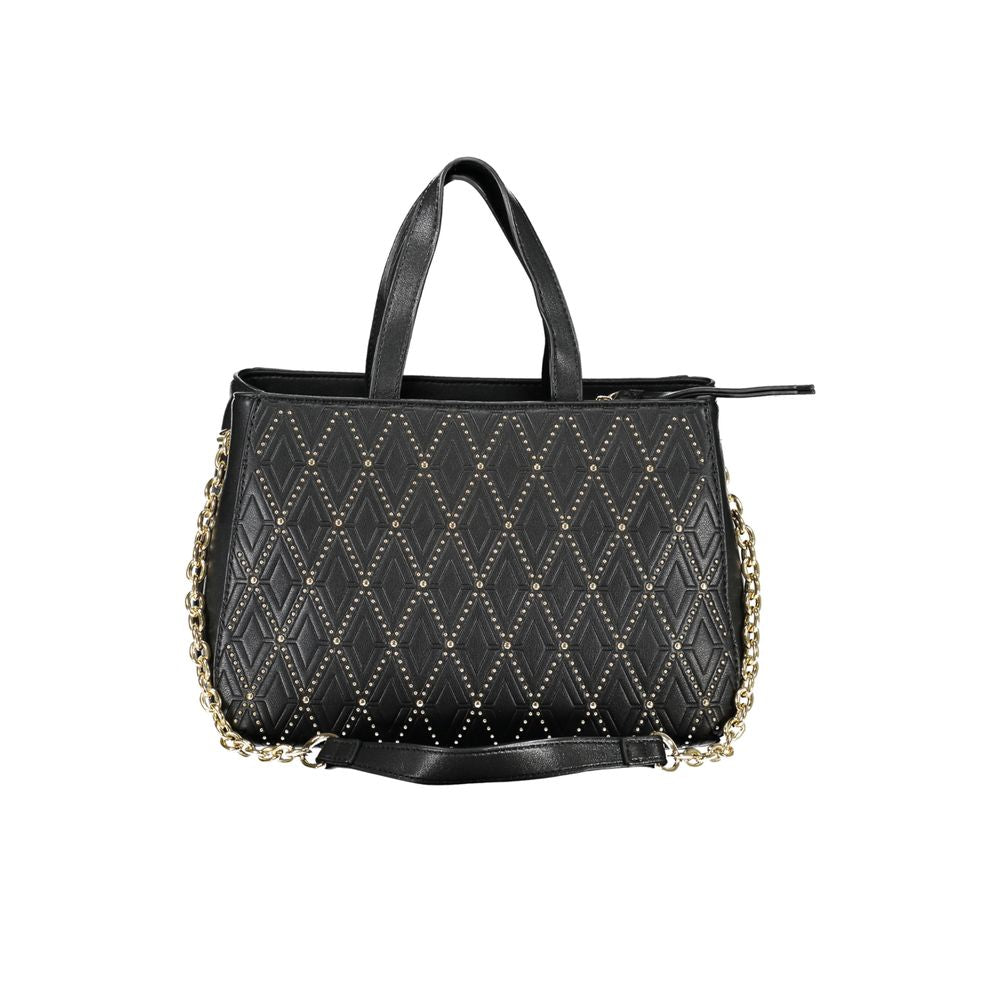 Mario Valentino Nero Poliuretano Donna Bag with Adjustable and Removable Strap - view 2