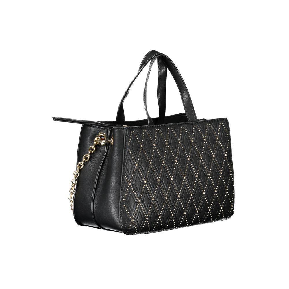 Mario Valentino Nero Poliuretano Donna Bag with Adjustable and Removable Strap - view 3