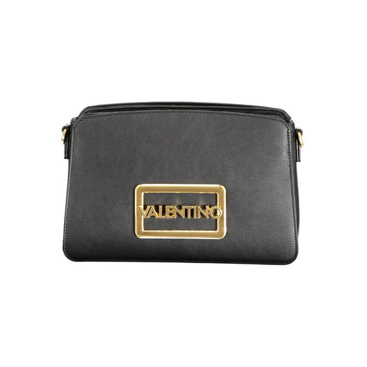 Mario Valentino Nero Polyurethane Women's Bag With Adjustable Shoulder Strap - YSONA