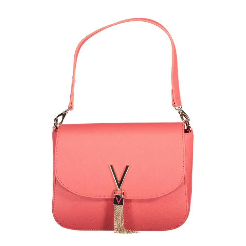 Mario Valentino Rosa Poliuretano Womens Bag with Removable Handles and Pockets - YSONA