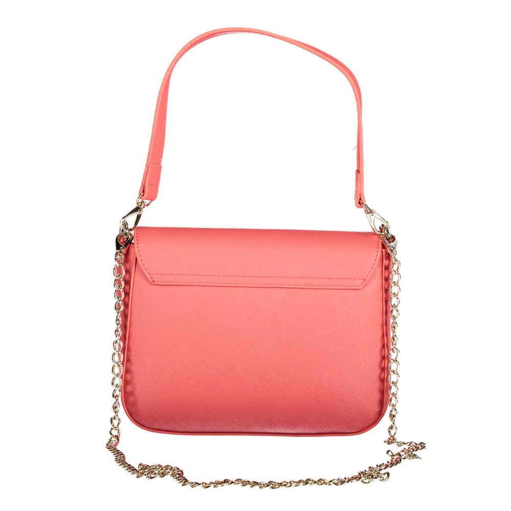 Mario Valentino Rosa Poliuretano Womens Bag with Removable Handles and Pockets - view 2