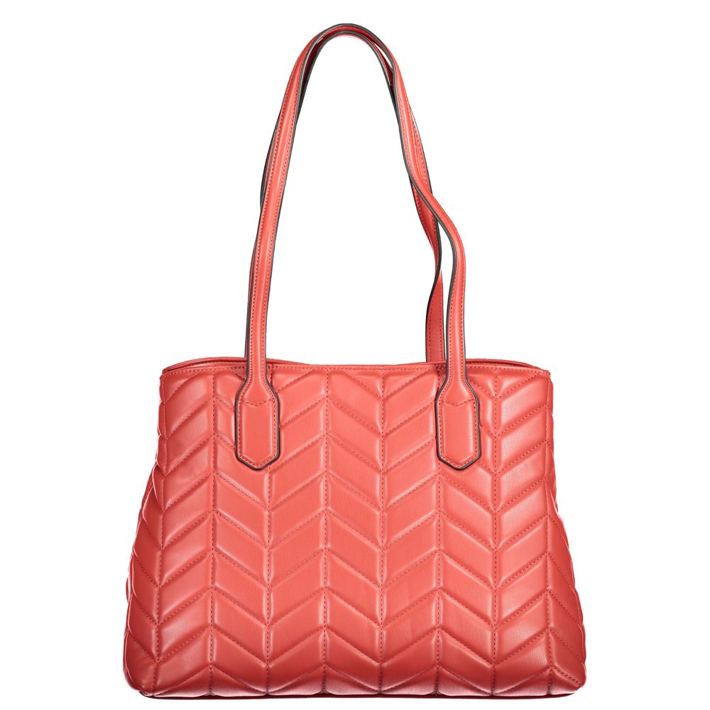Mario Valentino Rosso Polyurethane Women Bag - view 2