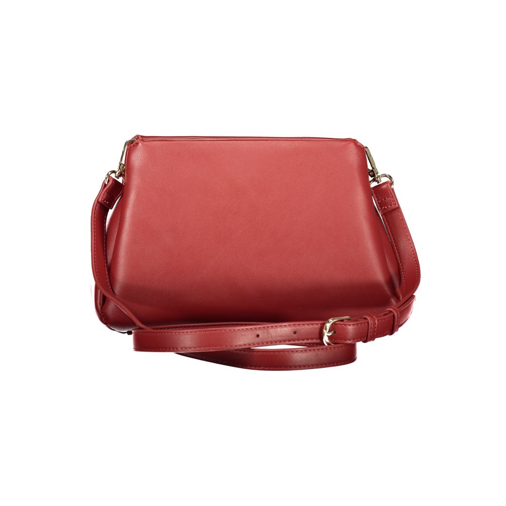 Mario Valentino Rosso Polyurethane Women's Bag - view 2