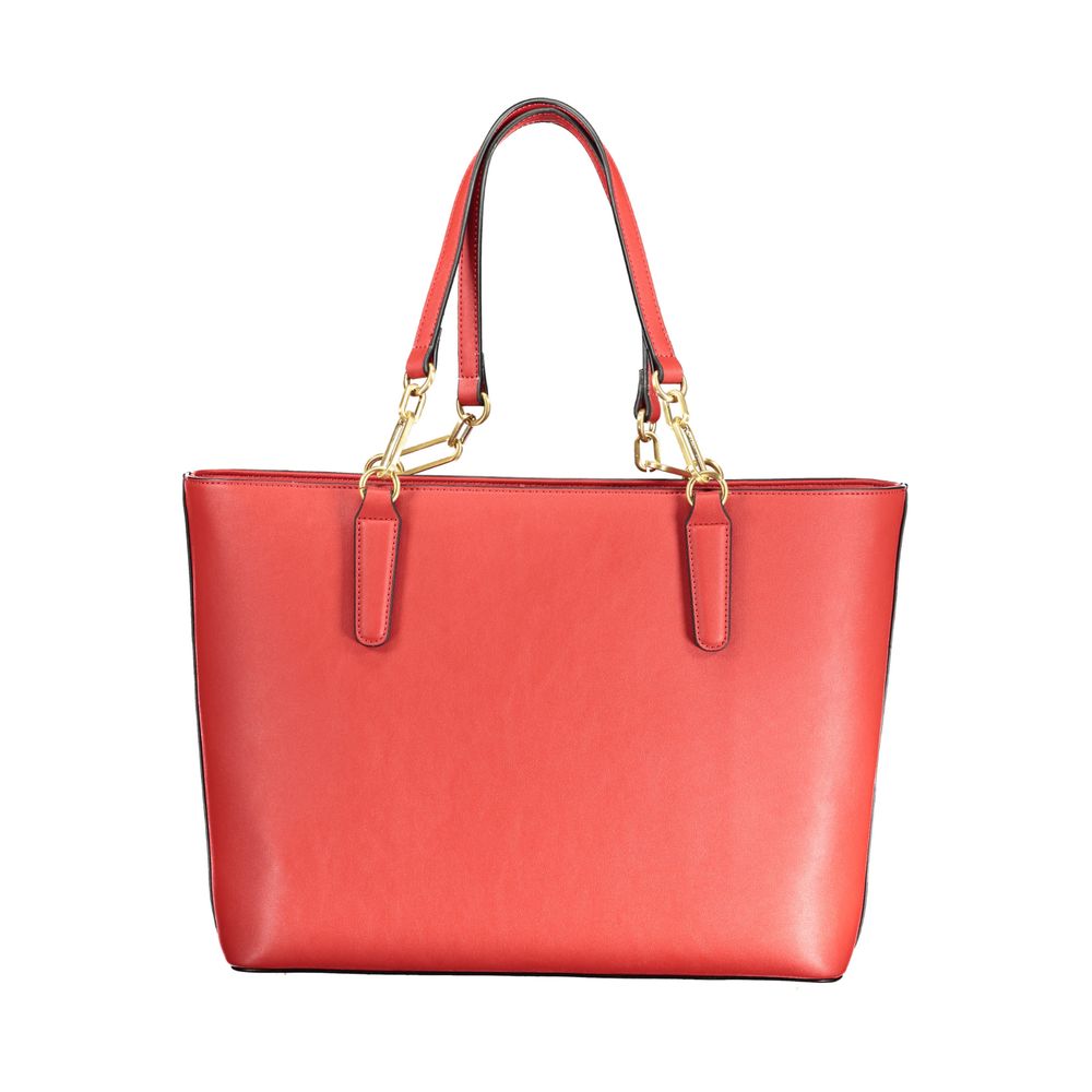 Mario Valentino Rosso Polyurethane Women's Bag - view 3