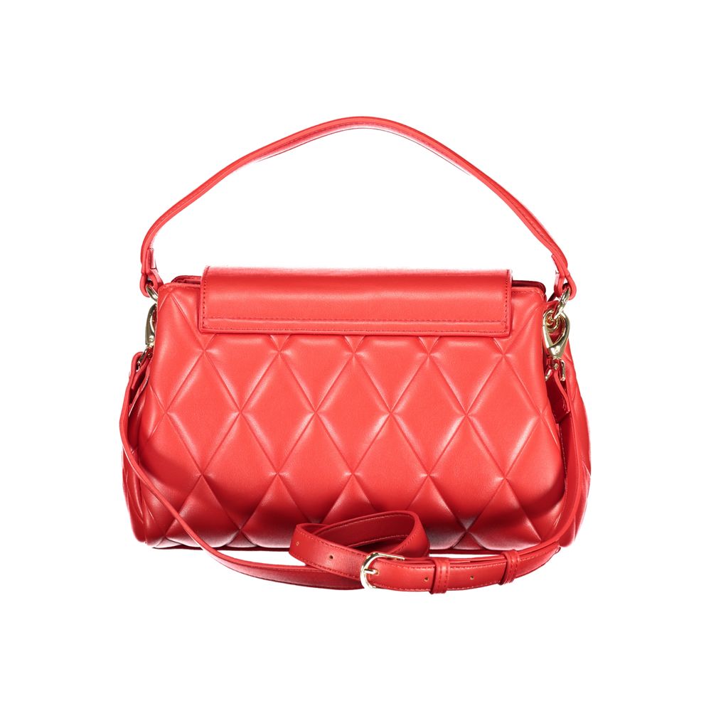 Mario Valentino Rosso Polyurethane Women's Bag with Adjustable Shoulder Strap - view 2
