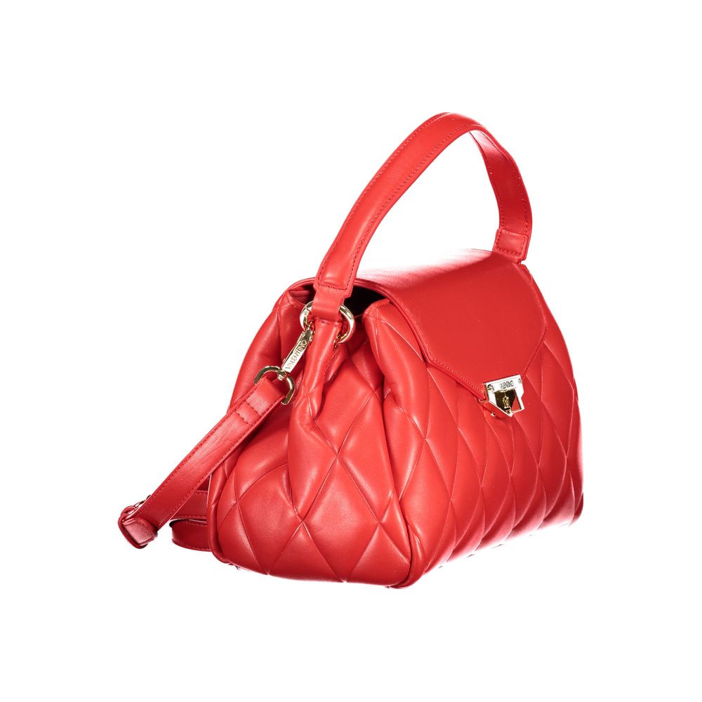 Mario Valentino Rosso Polyurethane Women's Bag with Adjustable Shoulder Strap - view 3